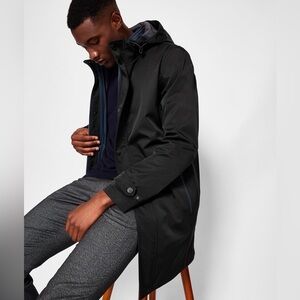 Ted Baker London Winter Hooded Jacket with Inner lined Coat.